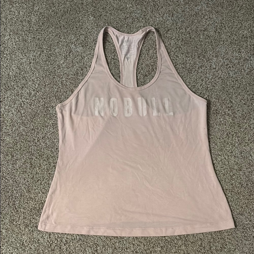 NOBULL Women's Pink Tank Top Large